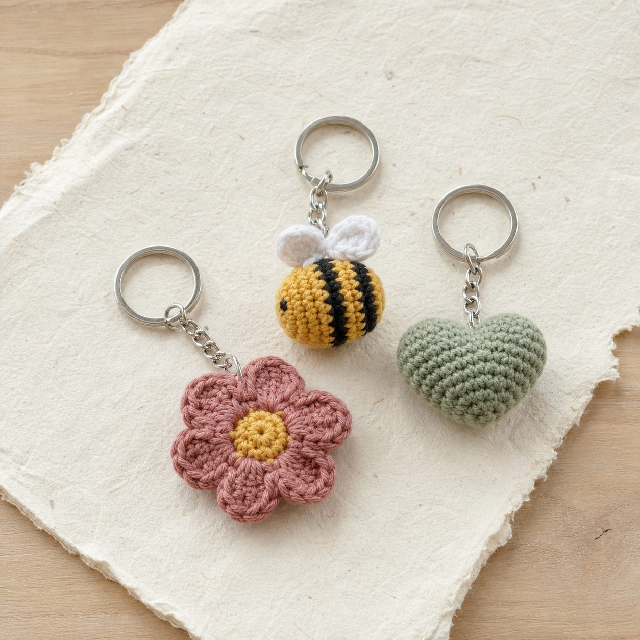 Lencho handmade crochet keychains