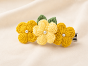 yellow Alligator Hair clip 2