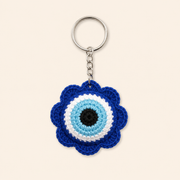 evil eye flower keychain 2