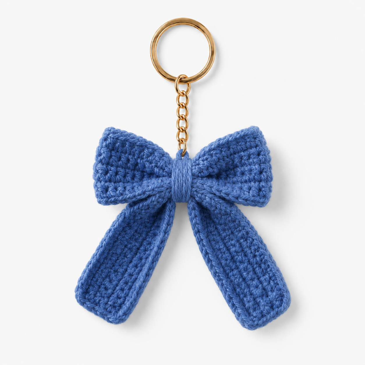 Sky Blue Bow keychain