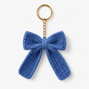Sky Blue Bow keychain
