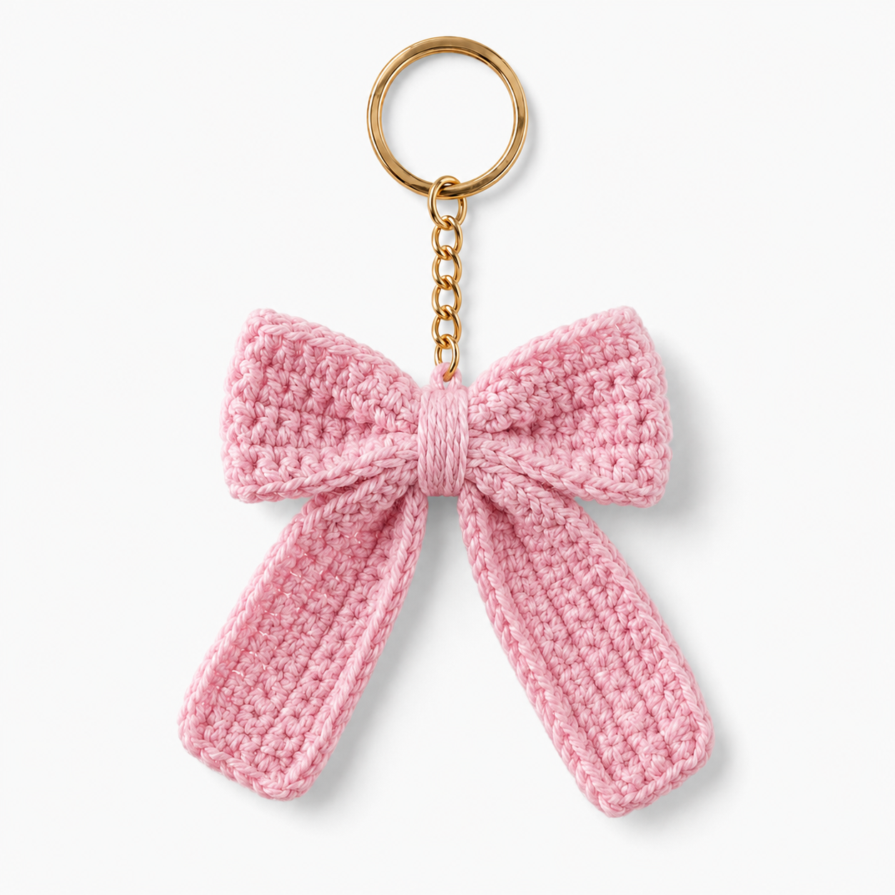 pink Bow keychain 1