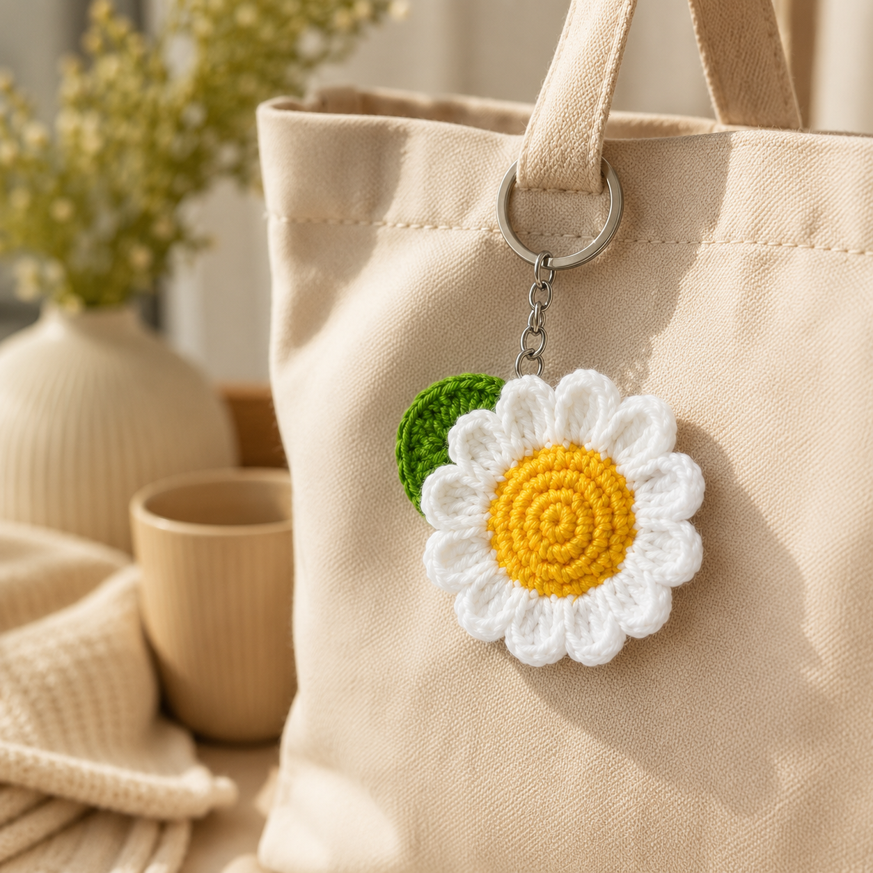 flower keychain 2