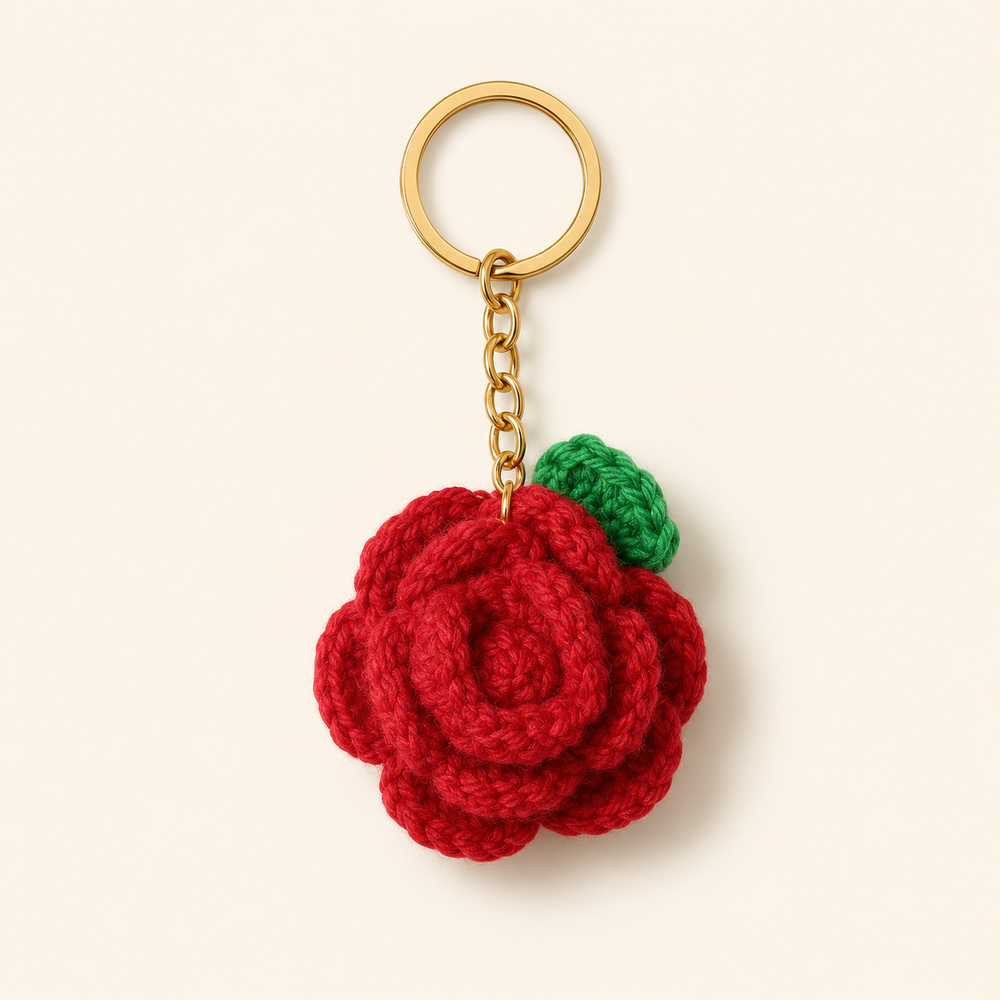 Red Rose keychain