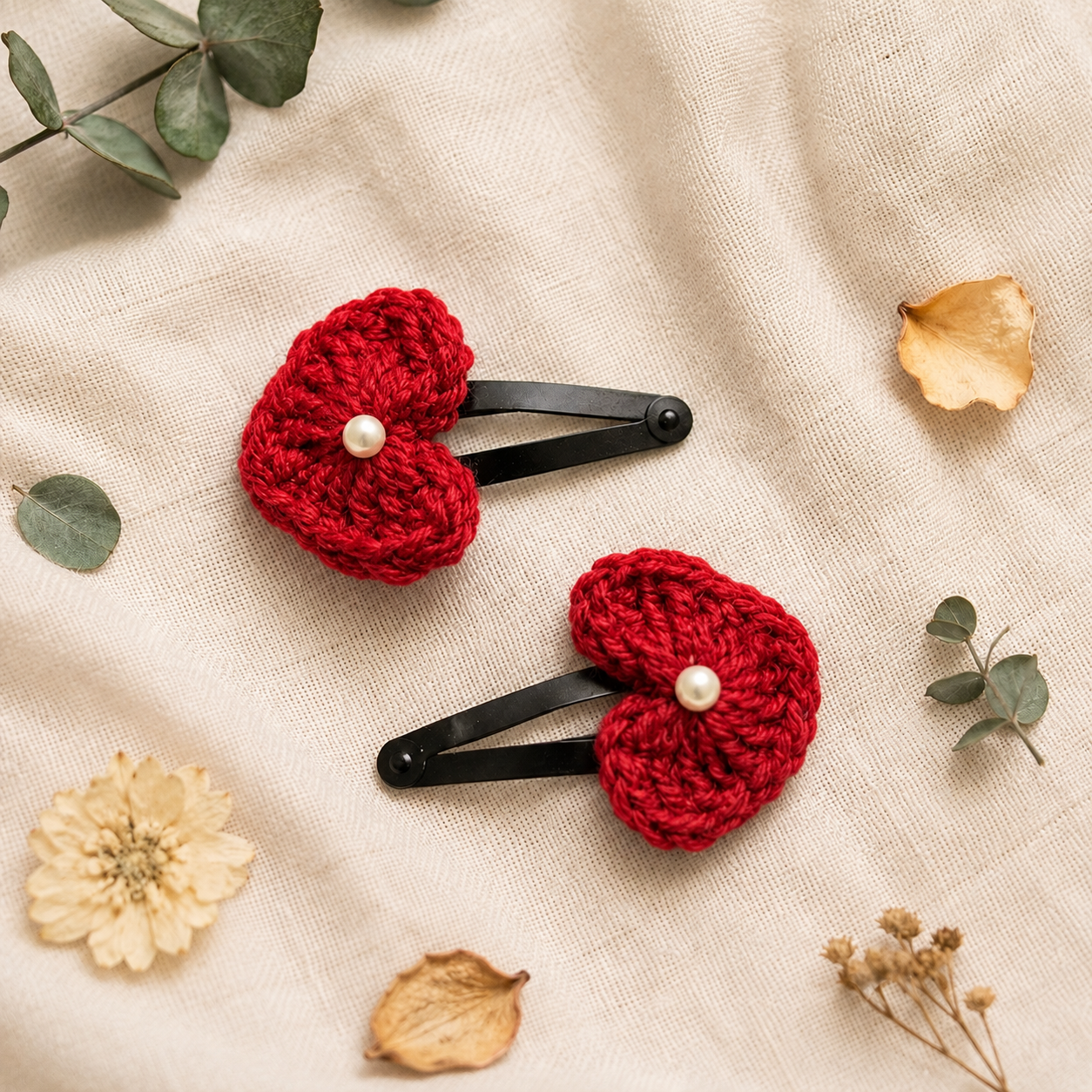 Red Hair Pin 1