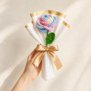 crochet  Multicolour flower bouquet