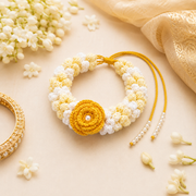 handmade crocheted Gajra 3