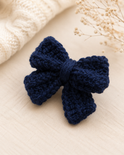Navy Blue Bow accessory 3