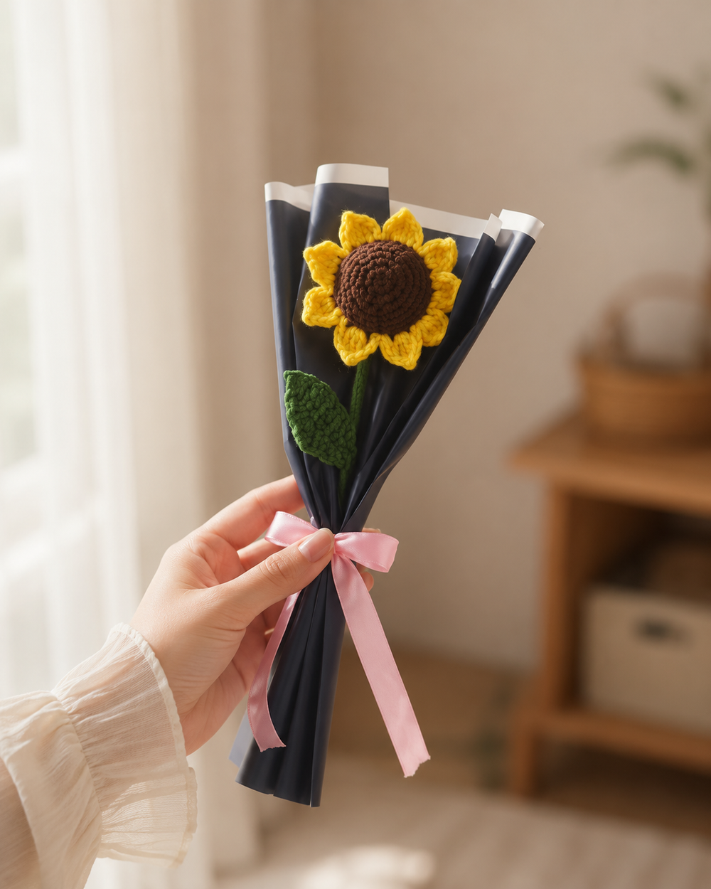 handmade sunflower bouquet 1