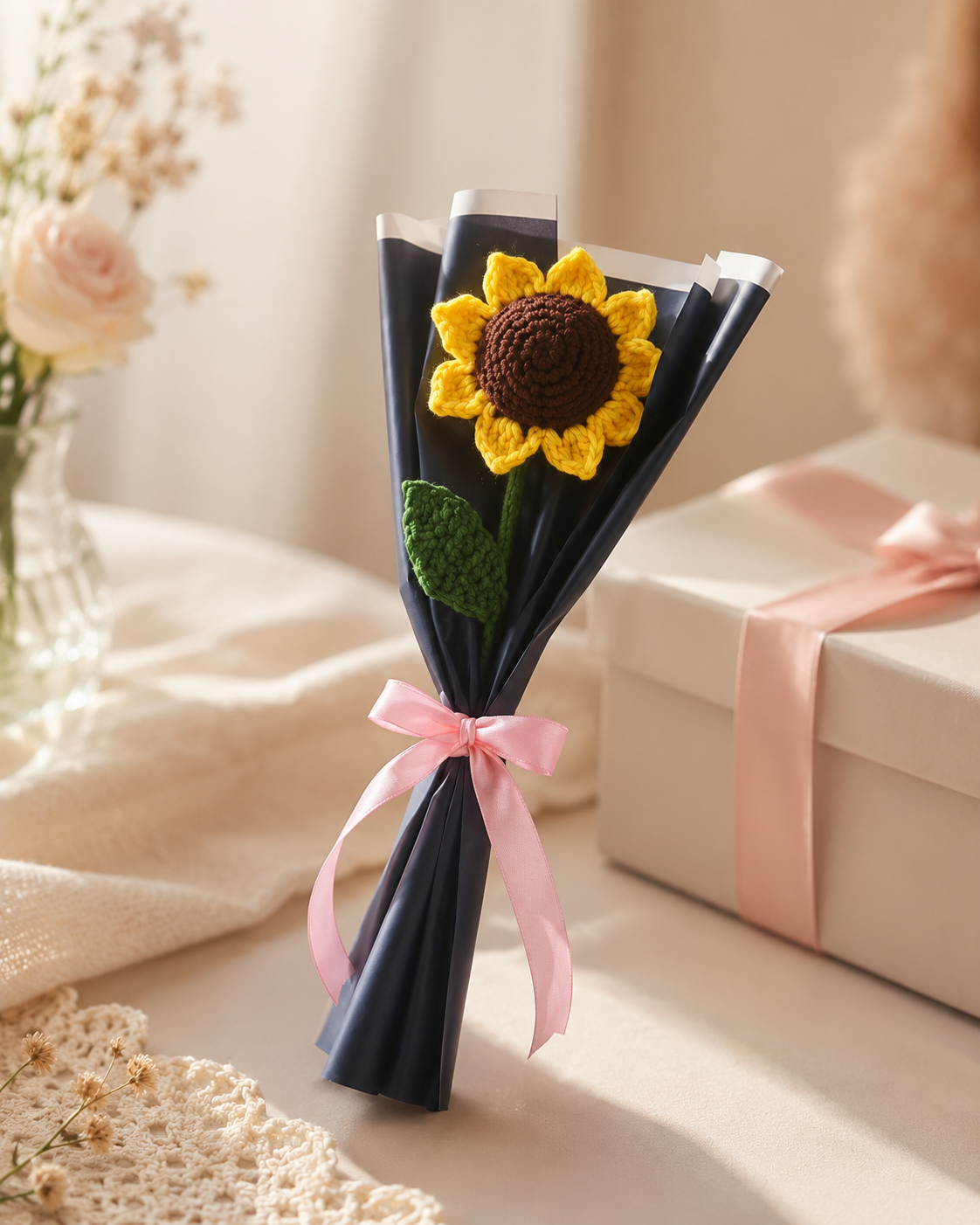 handmade sunflower bouquet 3