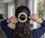 crochet Cream flower 3